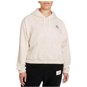 Nike Air Jordan Essentials Fleece Hoodie DD7000-113 Coconut Women's Size 2X